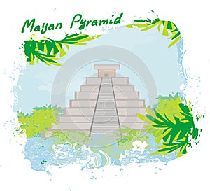 Mayan Pyramid, Chichen-Itza, Mexico