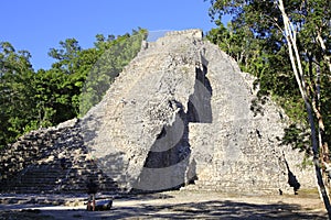 Mayan pyramid in Coba