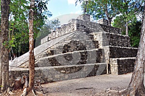 Mayan pyramid, Coba, Mexico