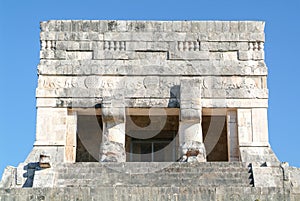 Mayan pyramid of Jaguares in Chichen Itza