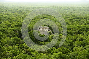 Mayan pyramids in Calakmul campeche mexico IV