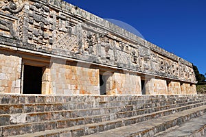 Mayan pyramids in Uxmal near merida yucatan mexico XXVI