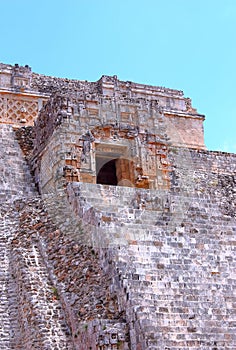 Mayan pyramids in Uxmal yucatan mexico LV photo