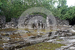 Mayan ruin in Cozumel, Mexico