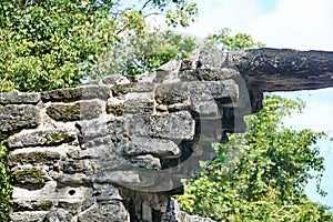 Mayan ruin in Cozumel, Mexico