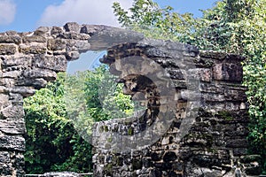 Mayan ruin in Cozumel, Mexico