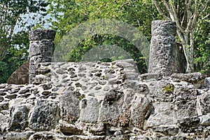 Mayan ruin in Cozumel, Mexico