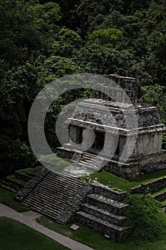 Mayan ruins Campeche MÃ©xico jungle mountain green photo