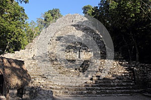 Mayan ruins at Coba, YucatÃ¡n Peninsula, Mexico