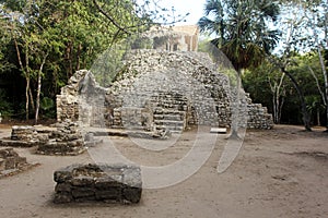 Mayan ruins at Coba, YucatÃ¡n Peninsula, Mexico