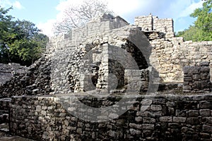 Mayan ruins at Coba, YucatÃ¡n Peninsula, Mexico