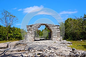 Mayan ruins of Cozumel photo