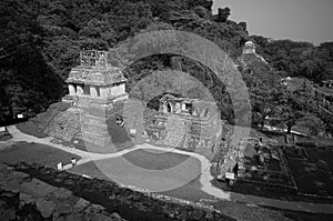 Mayan ruins in Palenque, Mexico