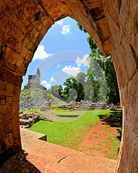 Mayan ruins of Tabna on the Puuc Route, Yucatan