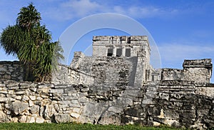 Mayan ruins of Tulum Mexico photo