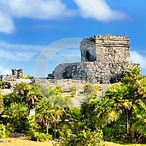 Mayan ruins of Tulum Mexico photo