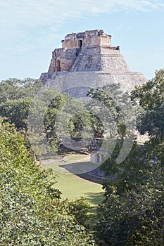 The Mayan ruins of Uxmal in Yucatan, Mexico, is one of Mesoamerica's most stunning archaeological sites photo