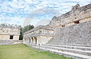 The Mayan ruins of Uxmal in Yucatan, Mexico, is one of Mesoamerica's most stunning archaeological sites photo