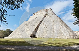 The Mayan ruins of Uxmal in Yucatan, Mexico, is one of Mesoamerica's most stunning archaeological sites photo