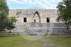 The Mayan ruins of Uxmal in Yucatan, Mexico, is one of Mesoamerica's most stunning archaeological sites photo