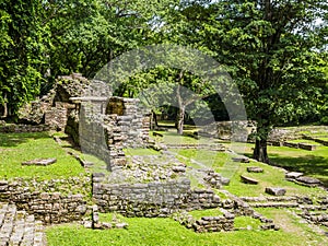 Mayan ruins in Yaxchilan archaeological park, Chiapas, Mexico