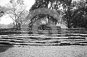 Mayan ruins Yaxchilan and Bonampak near Palenque, Mexico