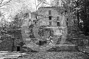 Mayan ruins Yaxchilan and Bonampak near Palenque, Mexico