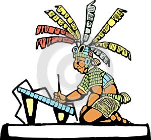 Mayan Scribe photo