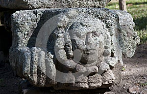 Mayan stone carving, CopÃ¡n