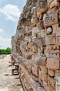 Mayan Temple in Kabah Yucatan Mexico photo