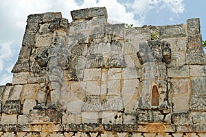 Mayan Temple in Kabah Yucatan Mexico photo