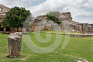 Mayan Temple in Kabah Yucatan Mexico photo