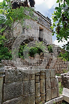 Mayan Temple in Kabah Yucatan Mexico