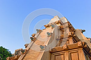 Mayan temple or pyramid