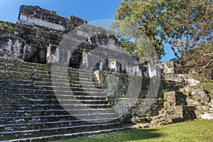 Mayan temple ruins in Tikal, Guatemala