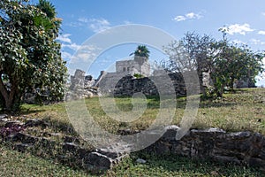 Mayan Temple at Tulum Yucatan