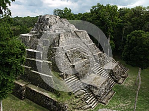 Mayan Temple at YaxhÃÂ¡ photo