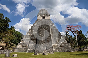 Mayan tikal ruins, guatemala