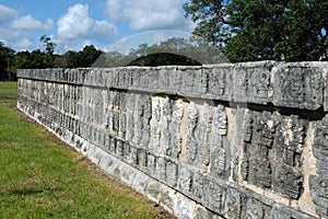 Mayan Wall of Skulls