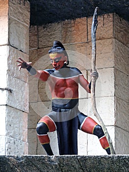 Mayan warrior , Yucatan - Mexico