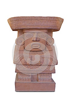 Mayans civilization souvenirs, terracotta replicas photo