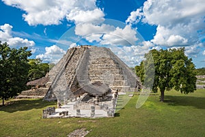 Mayapan ancient ruins, Yucatan, Mexico