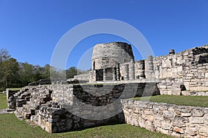 Mayapan ancient ruins, Yucatan, Mexico