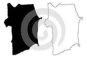 MayaroÃ¢â¬âRio Claro region Regional corporations and municipalities, Republic of Trinidad and Tobago map vector illustration, photo