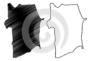 MayaroÃ¢â¬âRio Claro region Regional corporations and municipalities, Republic of Trinidad and Tobago map vector illustration, photo