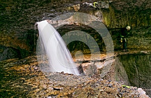 Mayei Cave In Ecuador Waterfall