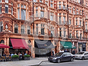 Mayfair district of London