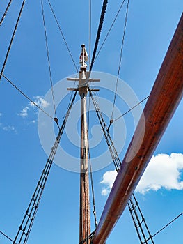 Mayflower mast at Plymouth, Massachussetts