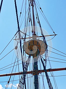 Mayflower mast at Plymouth, Massachussetts