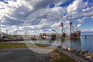 The Mayflower in Plymouth Massachusetts